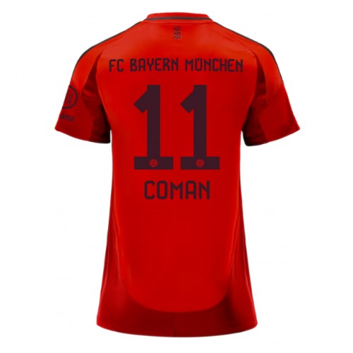 Fotbalové Dres Bayern Munich Kingsley Coman #11 Dámské Domácí 2024-25 Krátký Rukáv